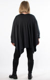 Carly Oversized Top | Black