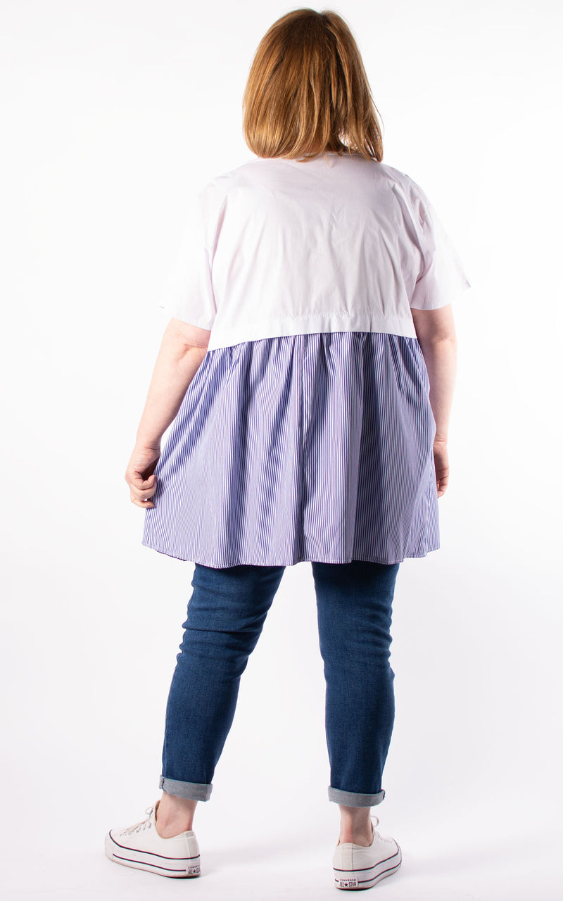 Carol 2 Piece Stripe | Navy