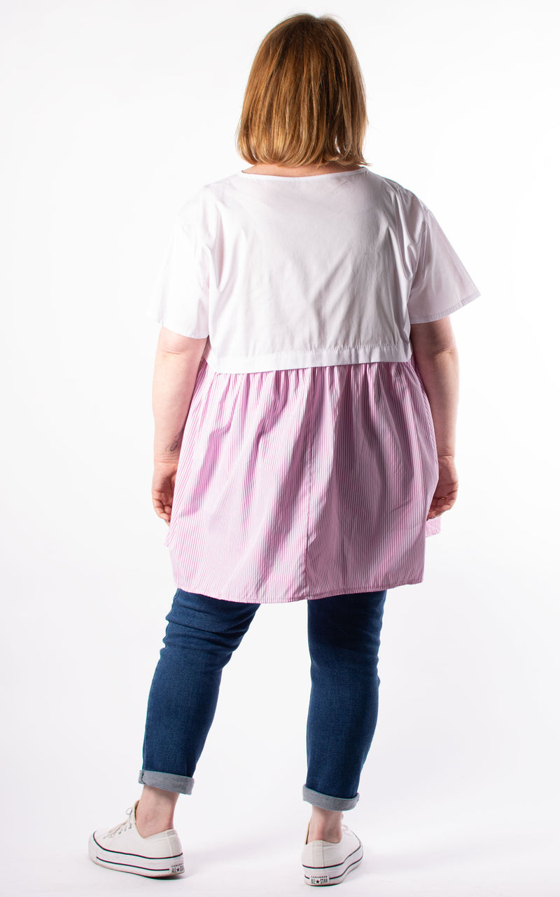 Carol 2 Piece Stripe | Pink