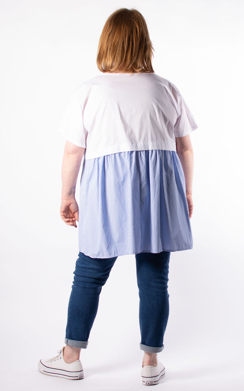 Carol 2 Piece Stripe | Sky Blue