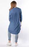 Caroline V-neck Tunic | Plain | Denim