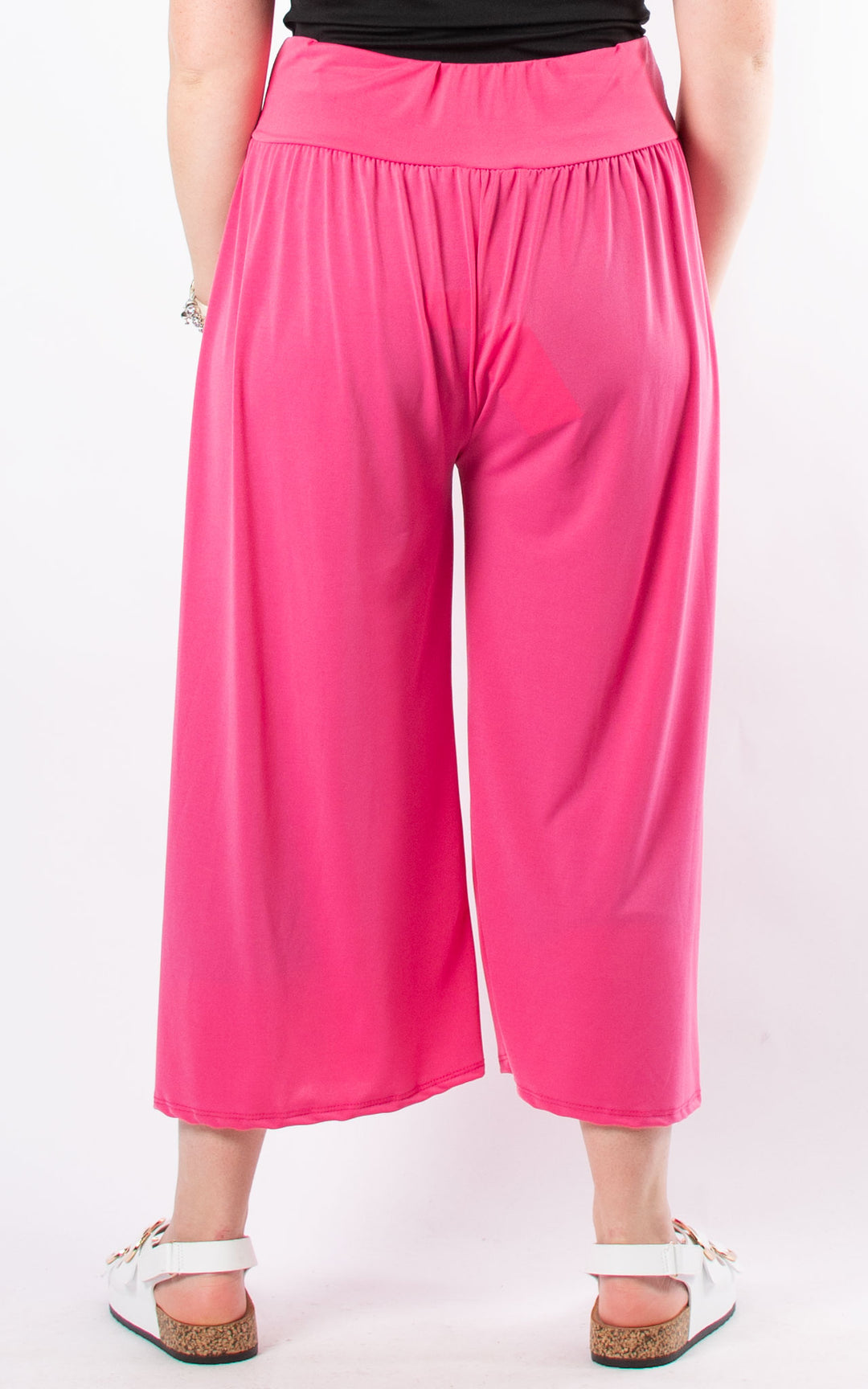Cath Cropped Trousers | Hot Pink