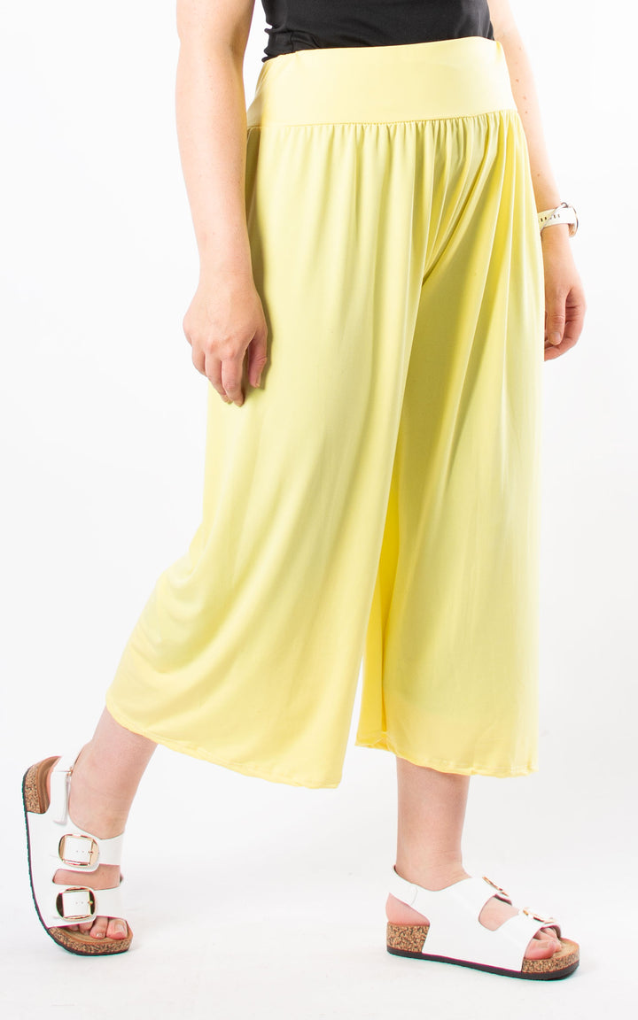 Cath Cropped Trousers | Yellow