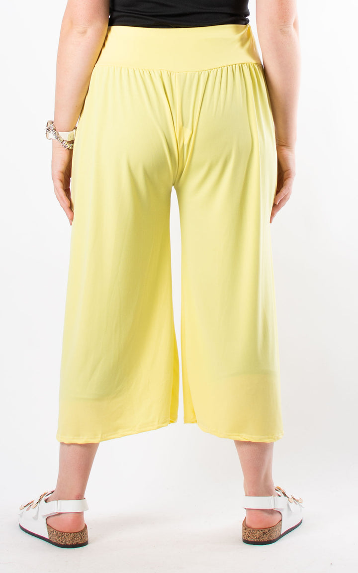 Cath Cropped Trousers | Yellow
