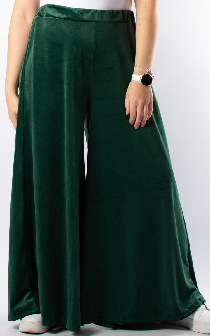 Cath Velvet Trousers | Green