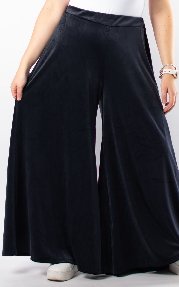 Cath Velvet Trousers | Navy