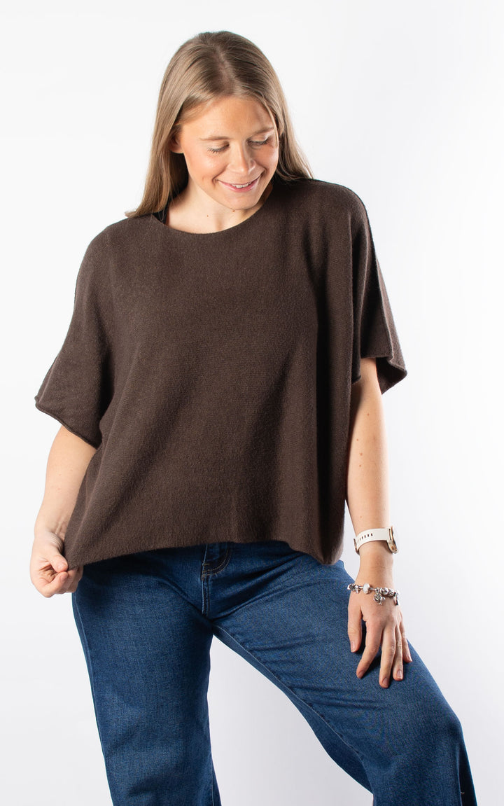Cathy Top | Chocolate