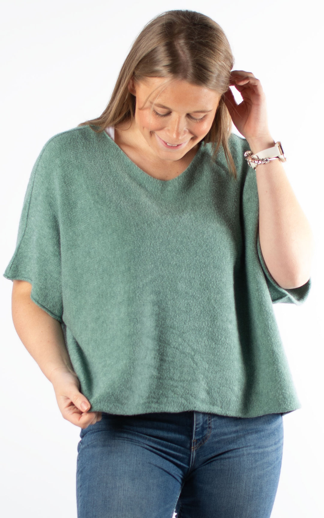 Cathy Top | Sea Green