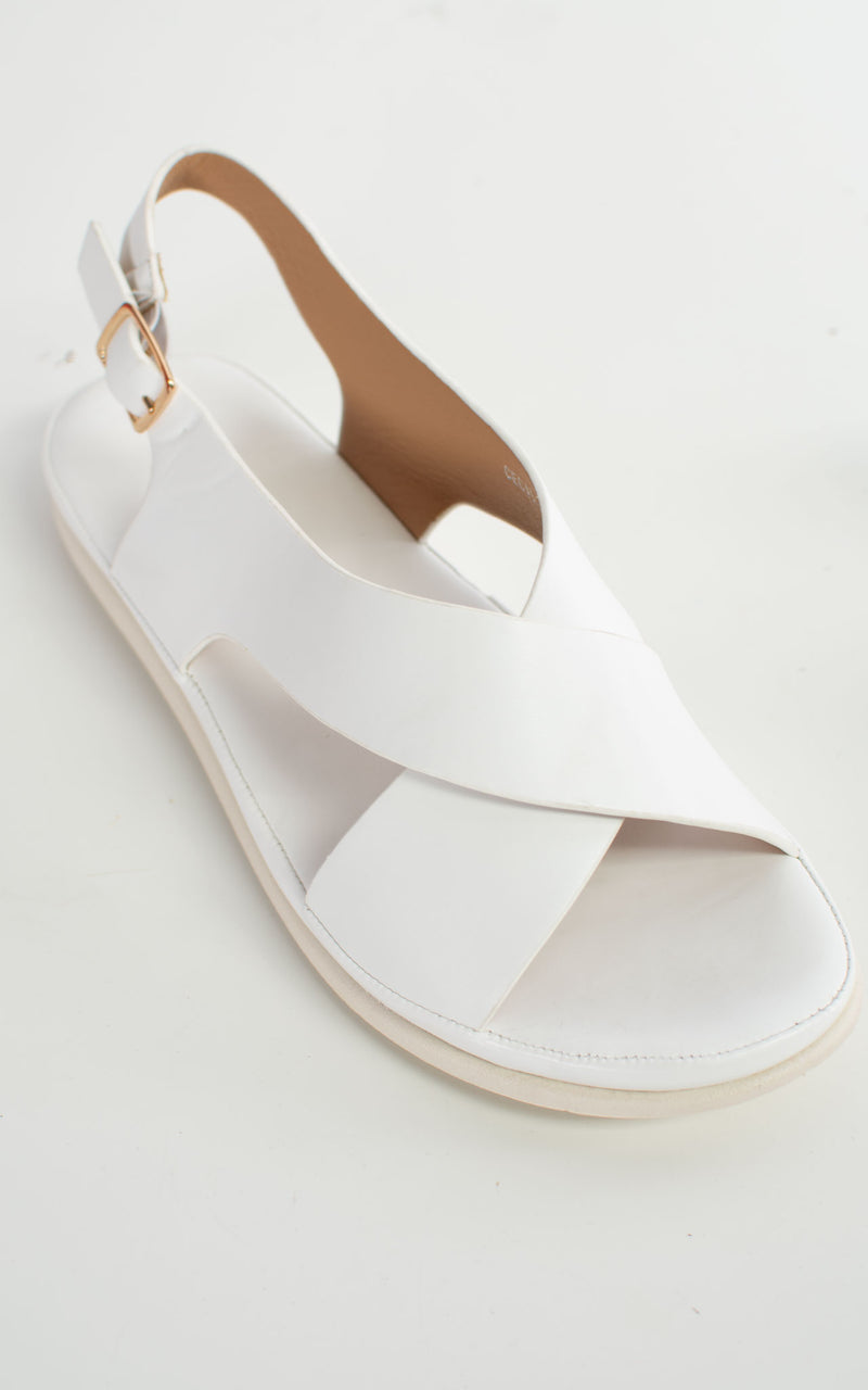 Cecilia Sandals | White