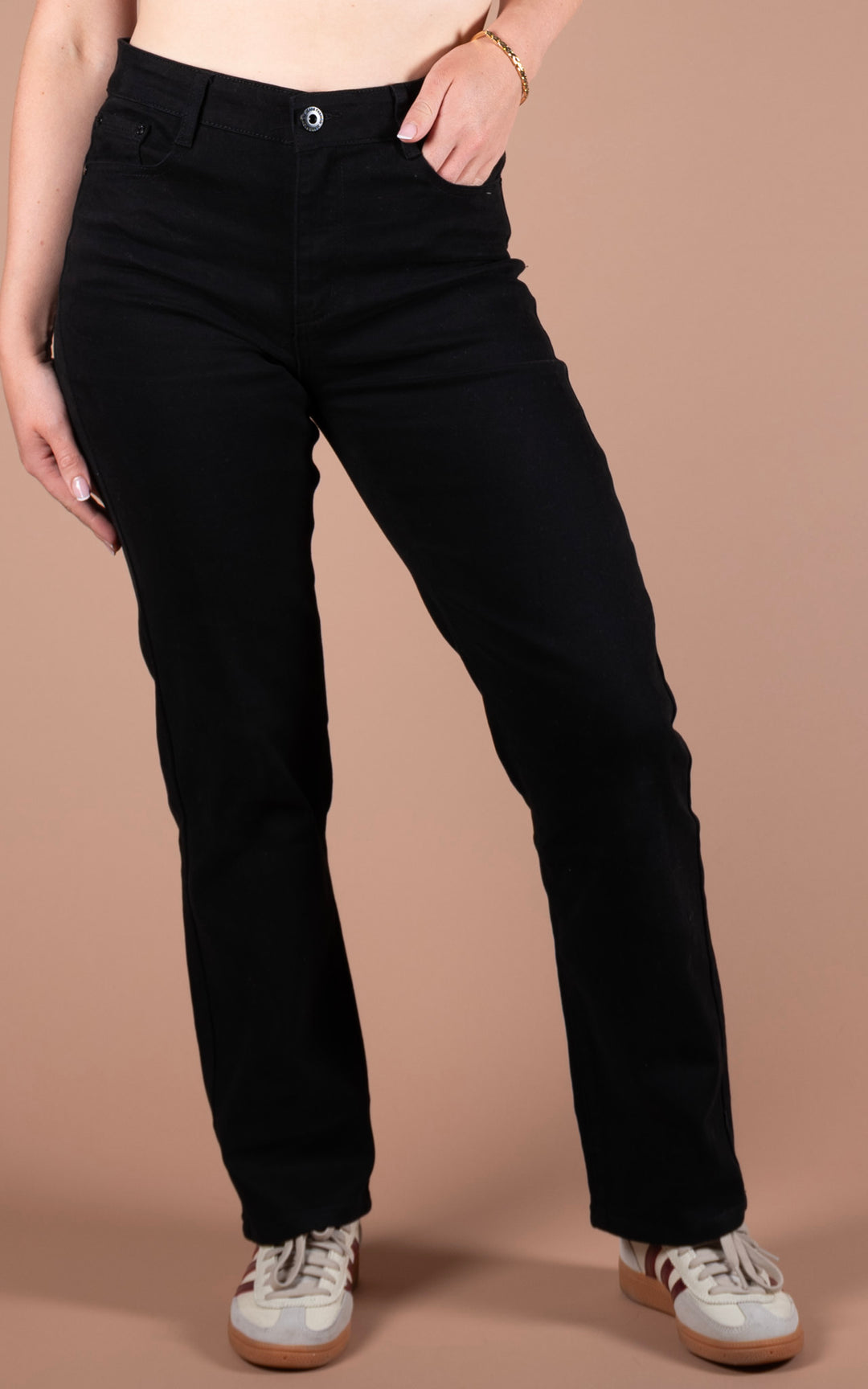 Celia Straight Leg Jeans | Black