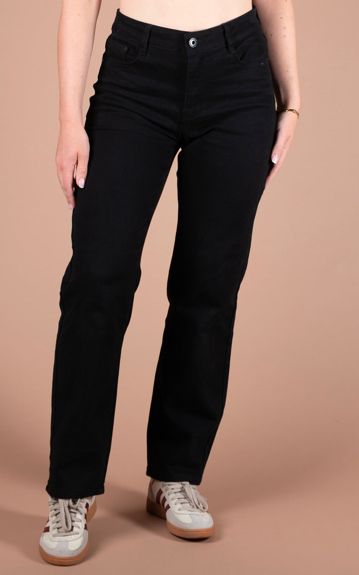 Celia Straight Leg Jeans | Black