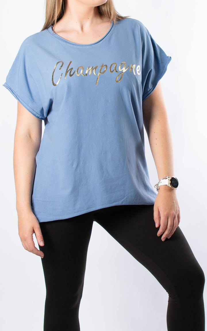 Champagne Top | Denim