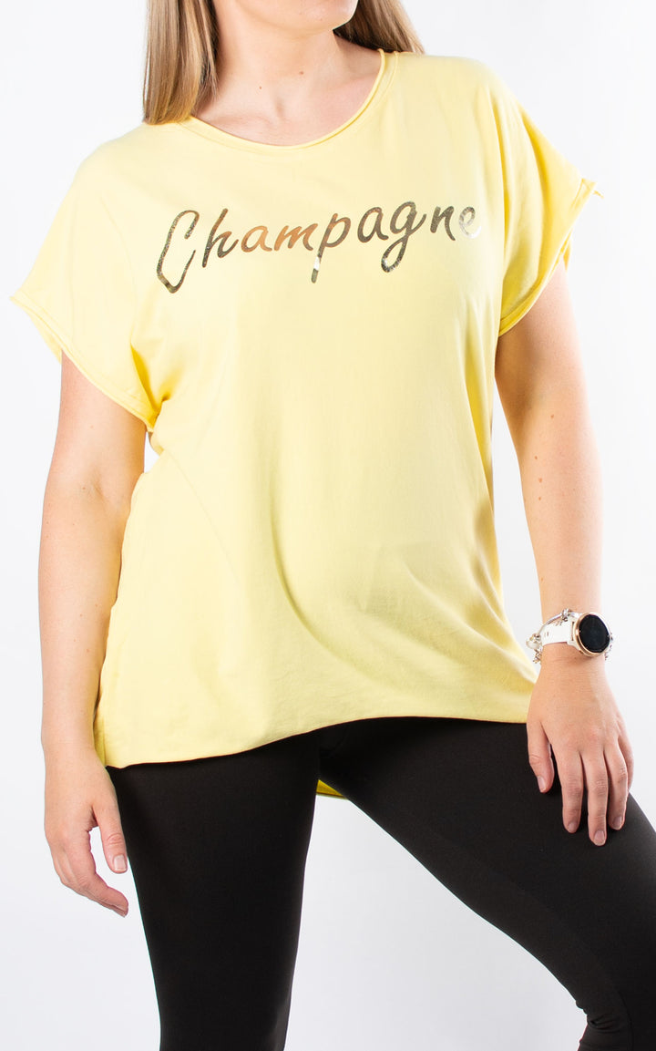 Champagne Top | Yellow