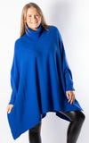 Charlotte Roll Neck | Cobalt