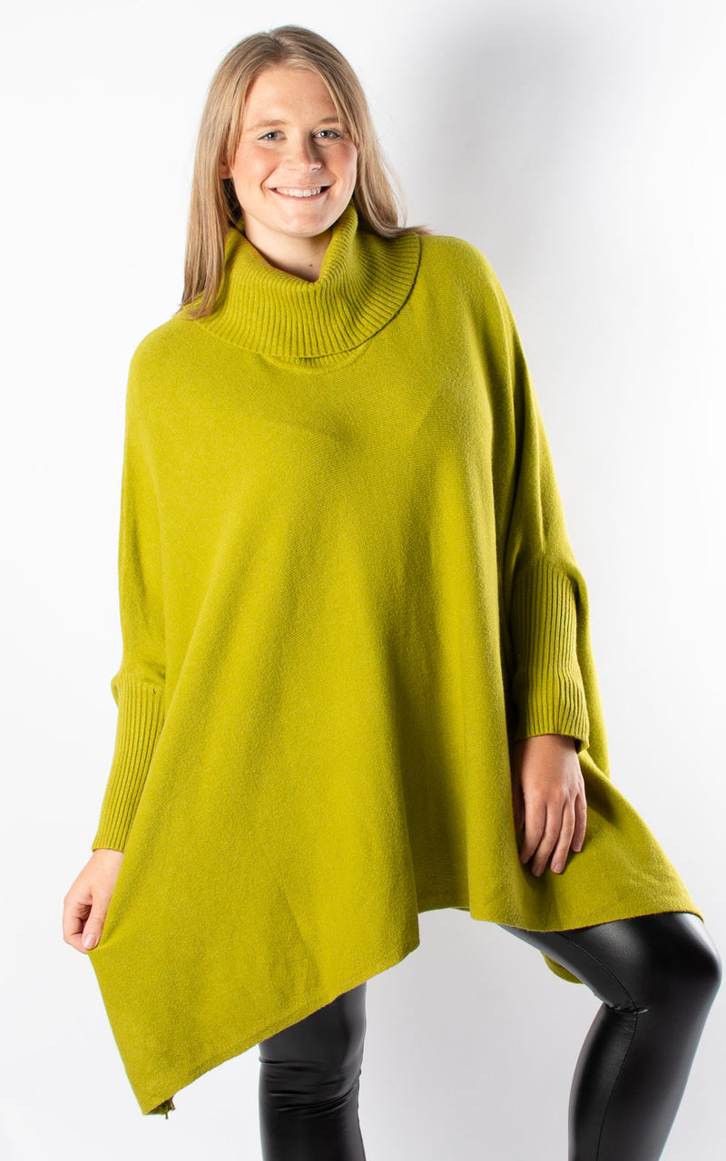 Charlotte Roll Neck | Moss