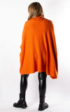 Charlotte Roll Neck | Orange