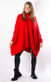 Charlotte Roll Neck | Red