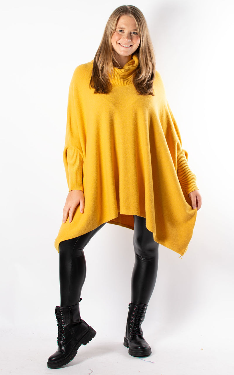 Charlotte Roll Neck | Yellow