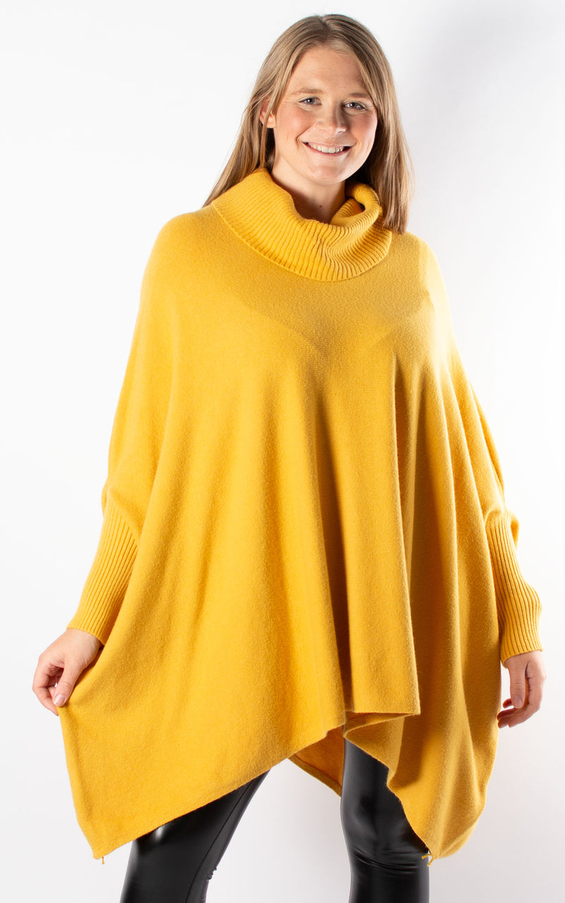 Charlotte Roll Neck | Yellow