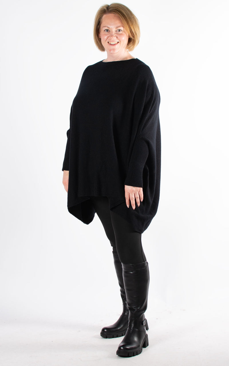 Charlotte Round Neck | Black