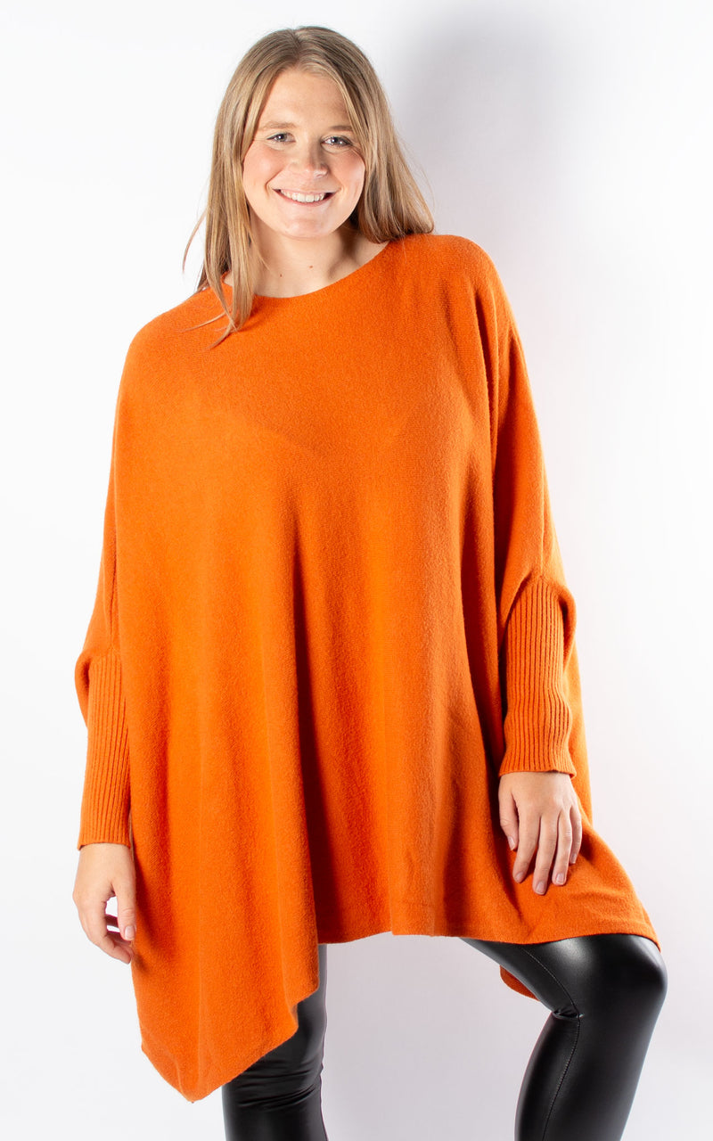 Charlotte Round Neck | Orange