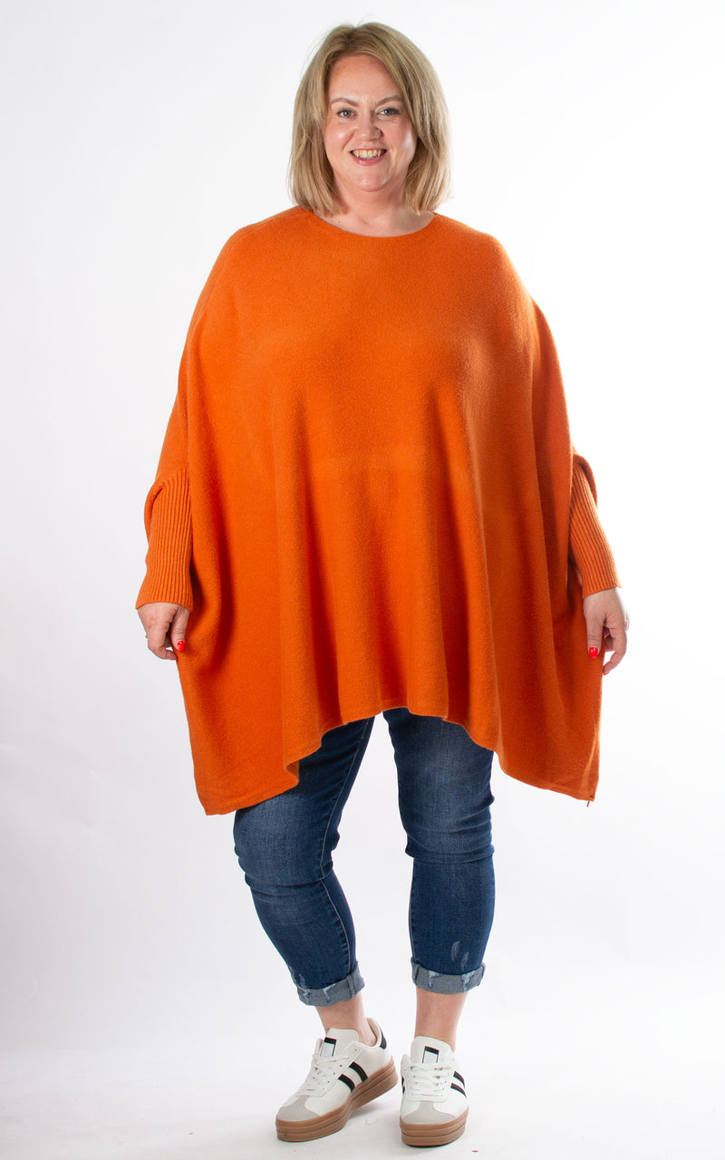 Charlotte Round Neck | Orange