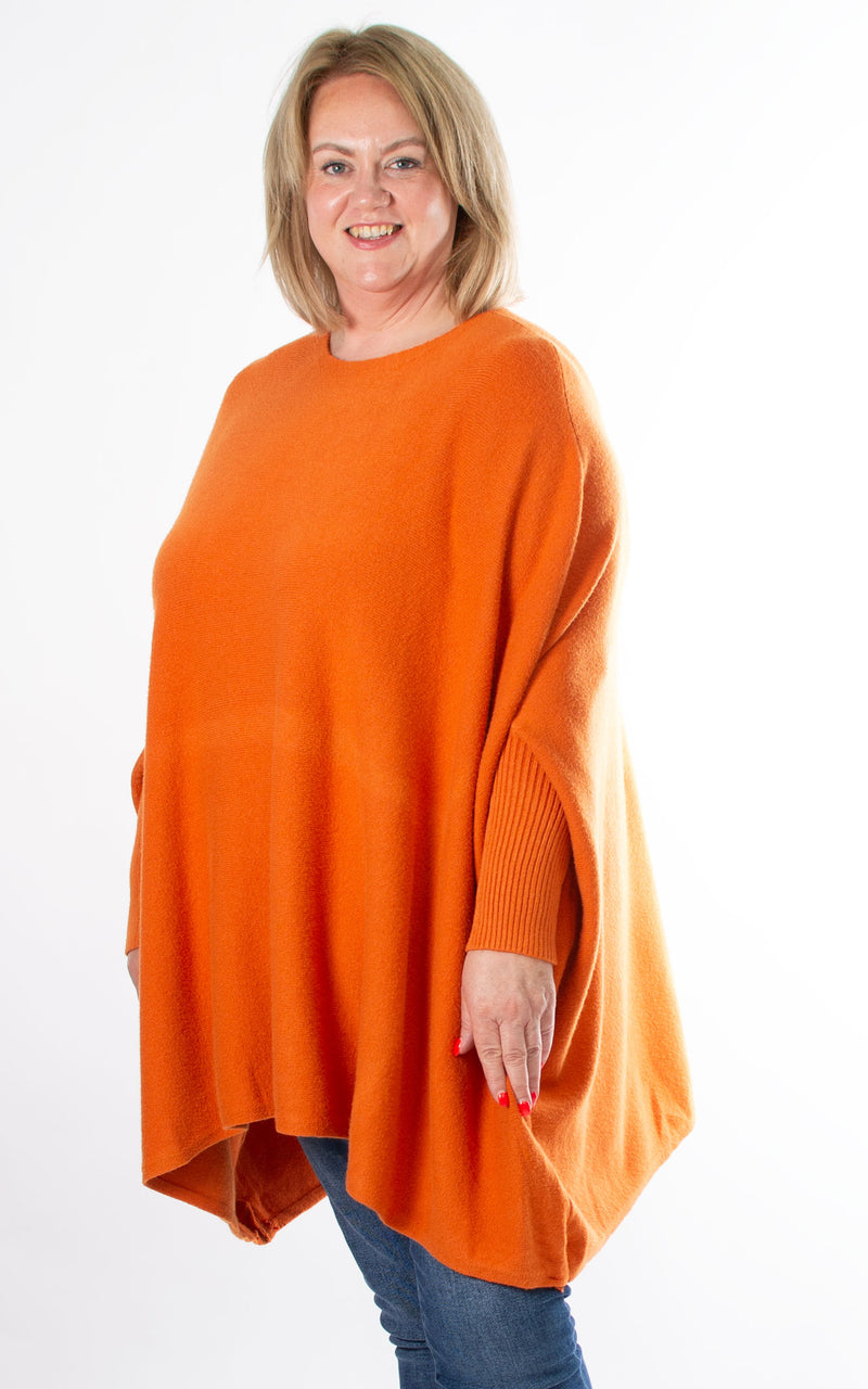 Charlotte Round Neck | Orange