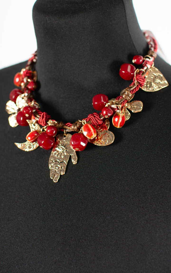 Charm Necklace | Hamsa Hand