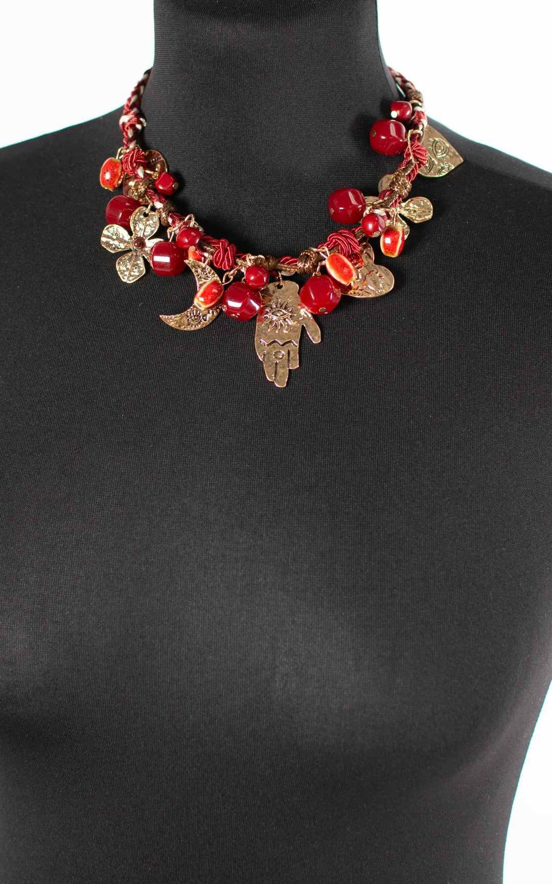 Charm Necklace | Hamsa Hand