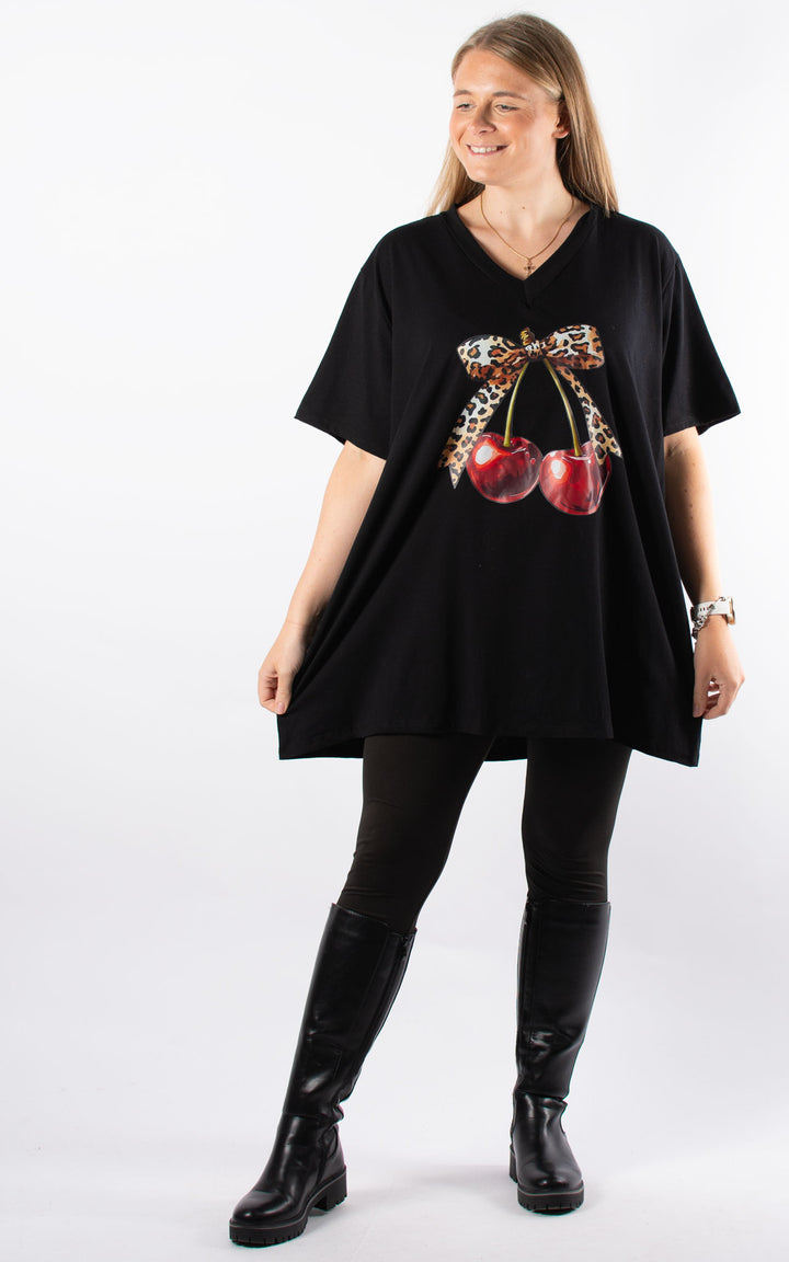 Cherry T-Shirt | Black