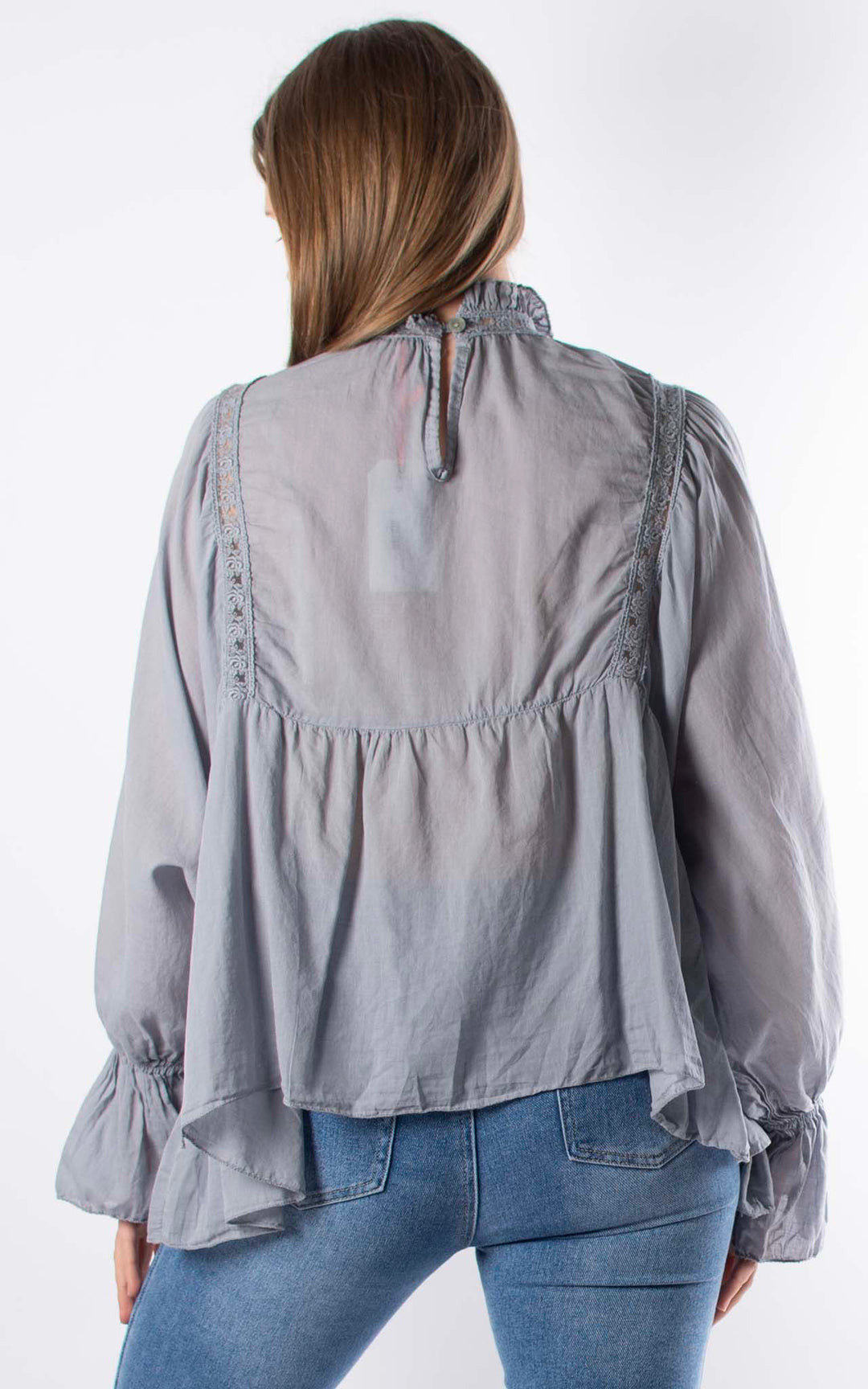 Chloe Blouse | Grey