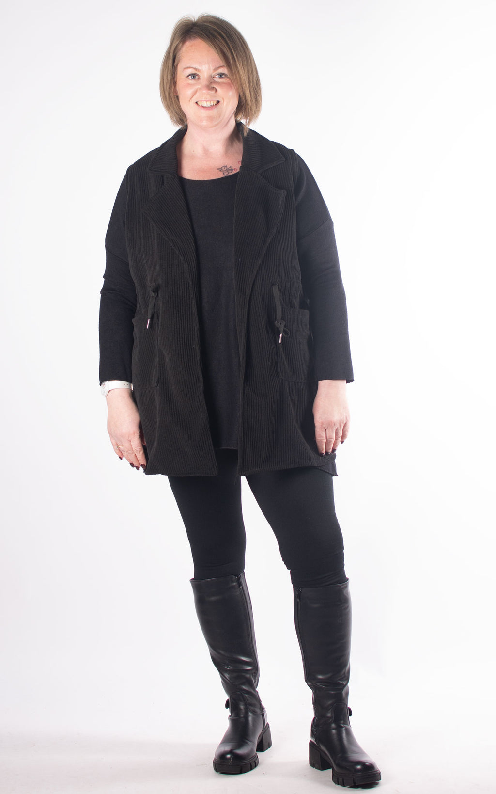 Chloe Waistcoat | Black