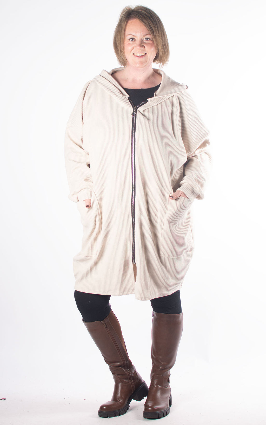 Chloe Zip Jacket | Stone