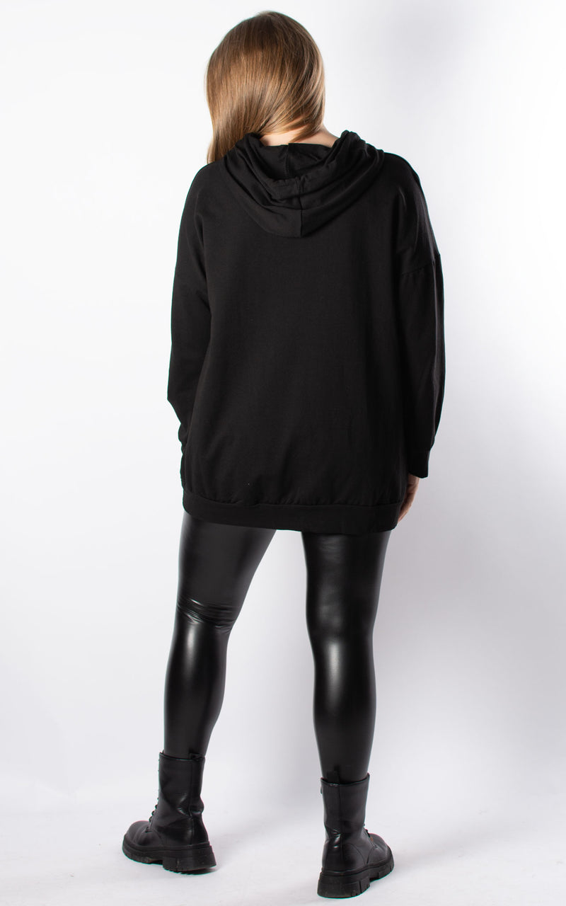 Christmas Teddy Hoodie | Black