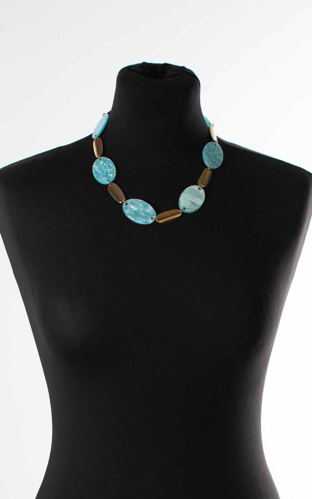 Chunky Stone | Necklace | Blue