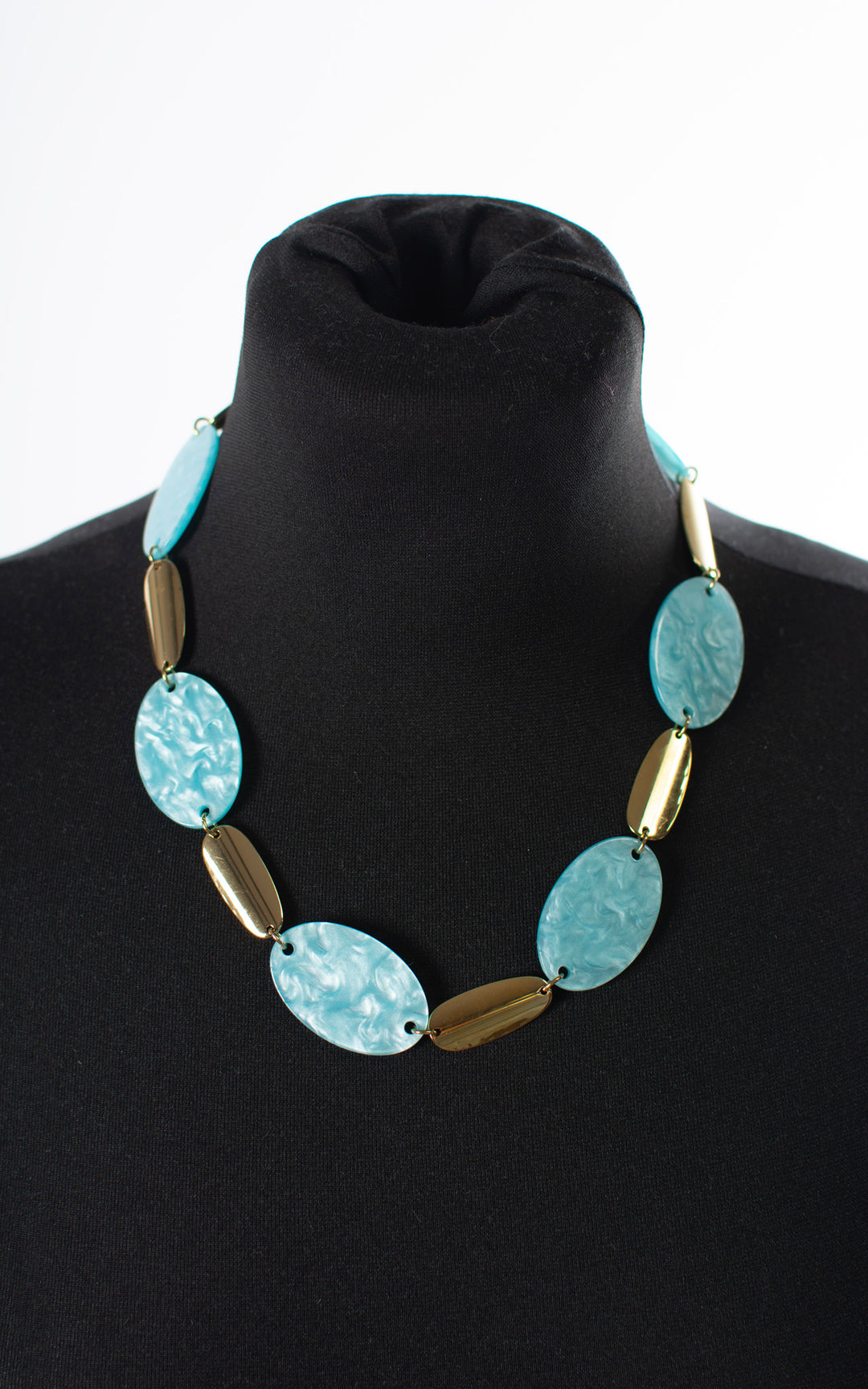 Chunky Stone | Necklace | Blue