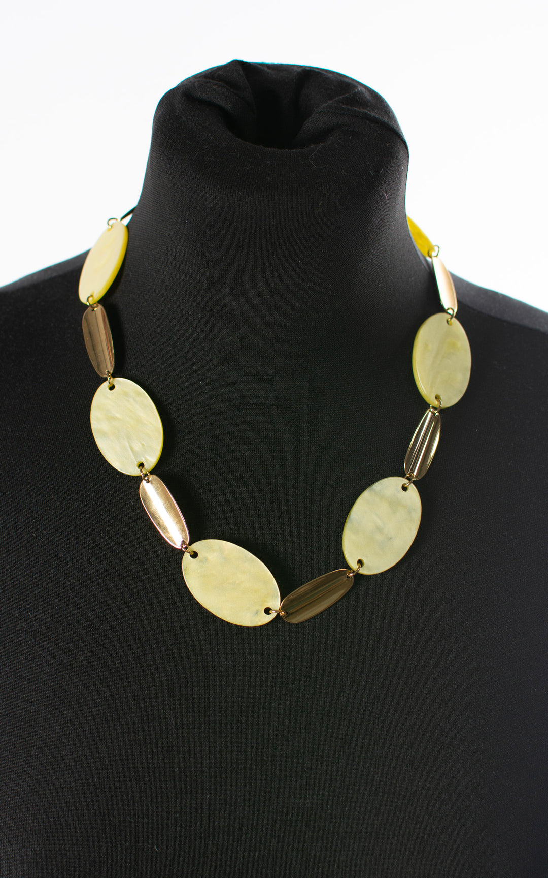 Chunky Stone | Necklace | Yellow