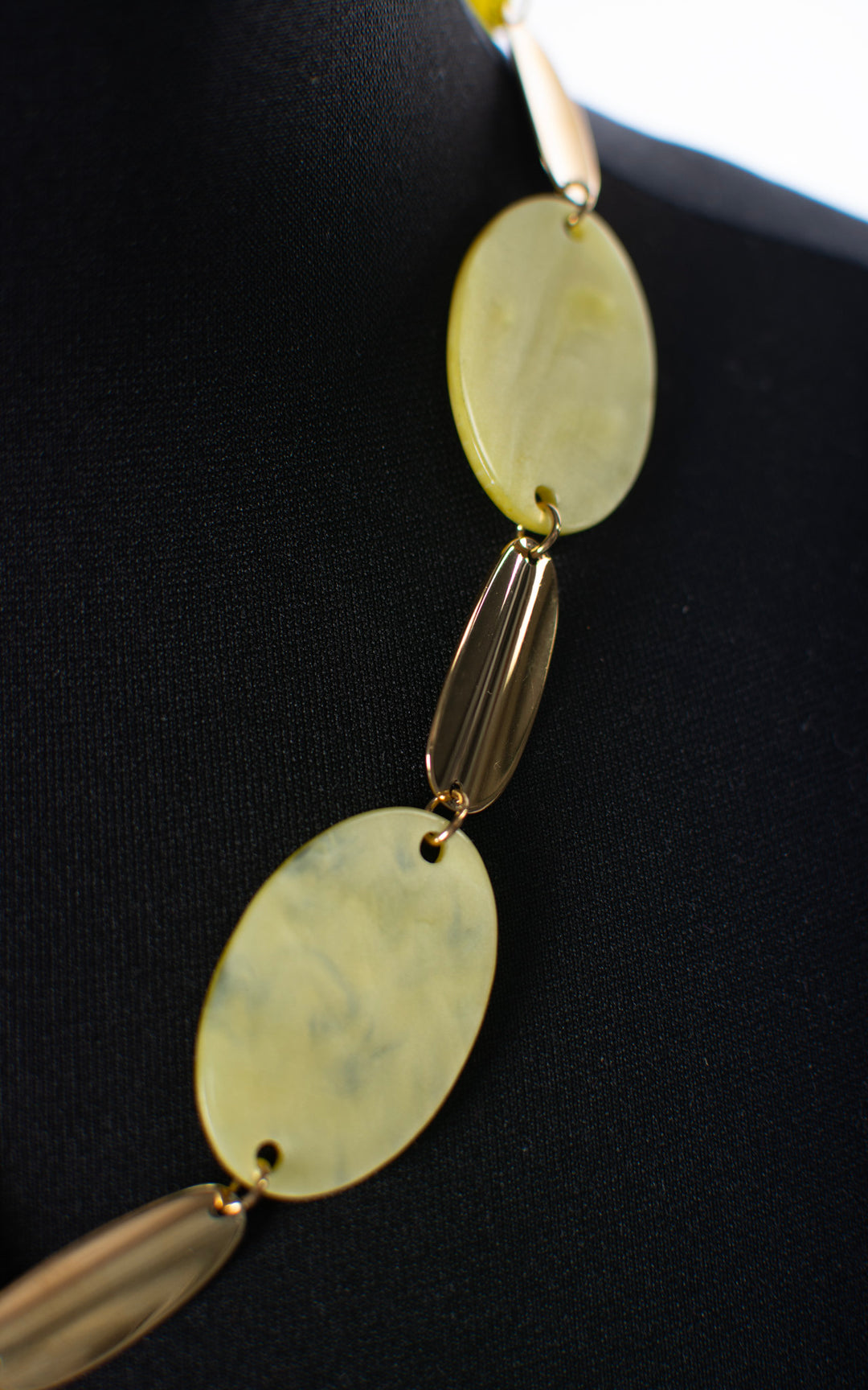 Chunky Stone | Necklace | Yellow