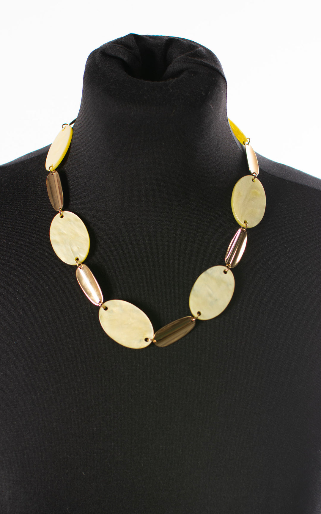 Chunky Stone | Necklace | Yellow