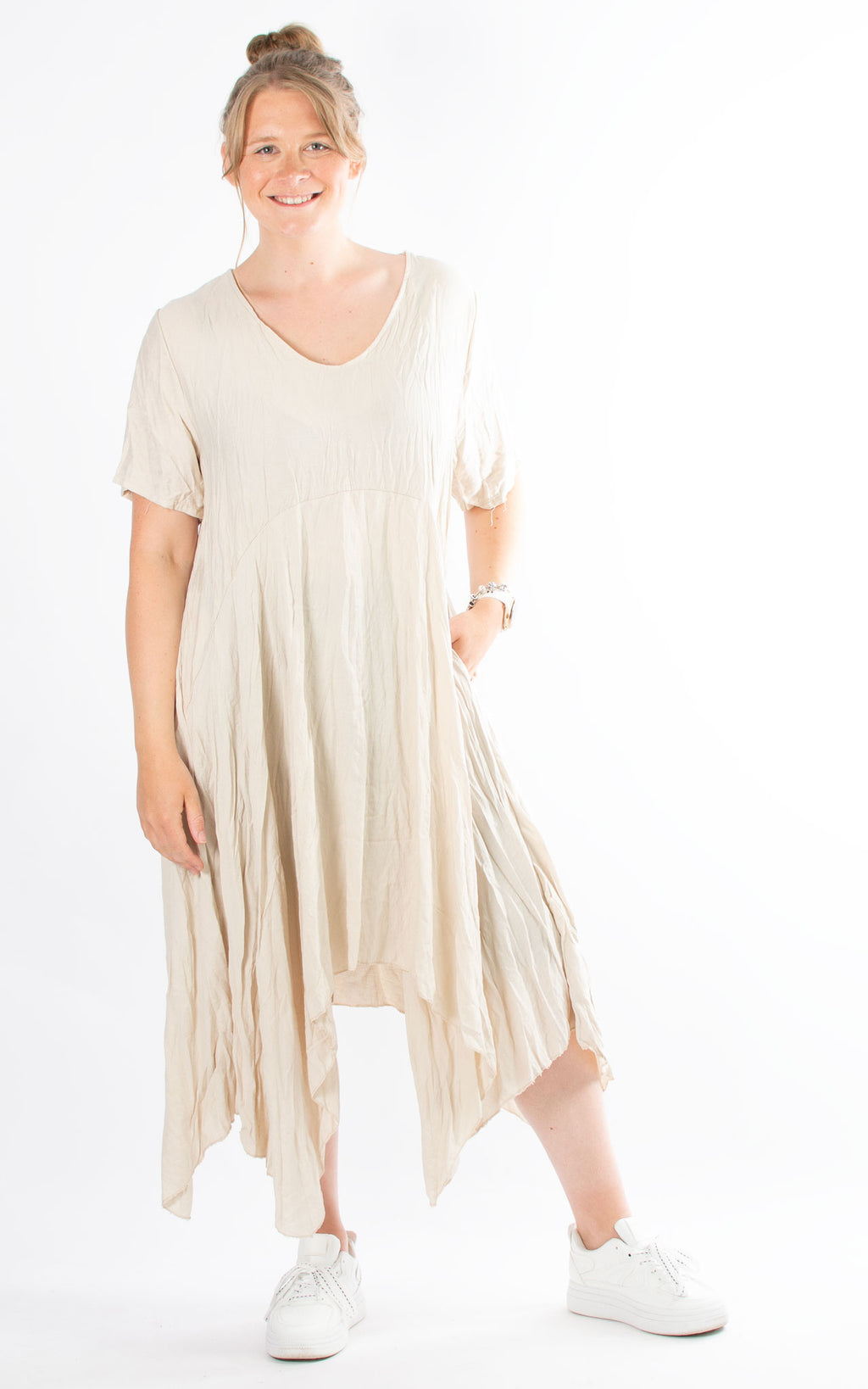 Cindy Dress | Stone