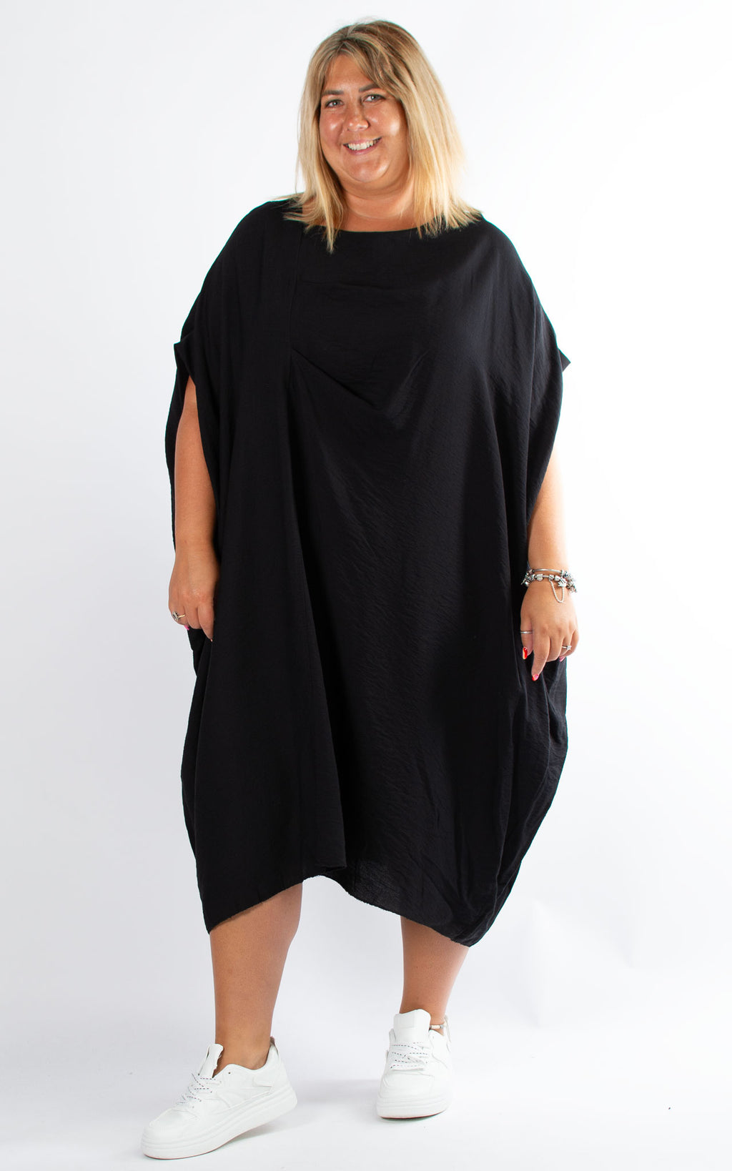 Cindy Oversized Kaftan Dress | Black