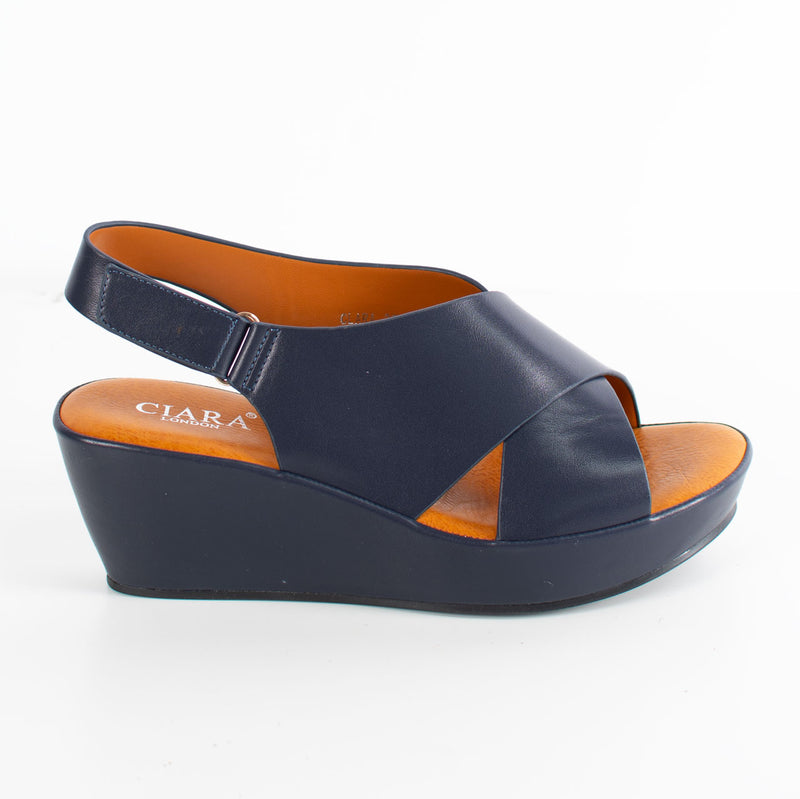 Clara Wedge | Navy