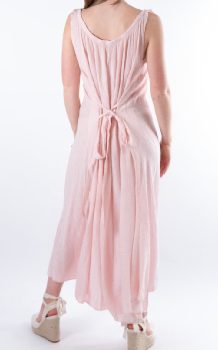 Cleo Crinkle Dress | Blush