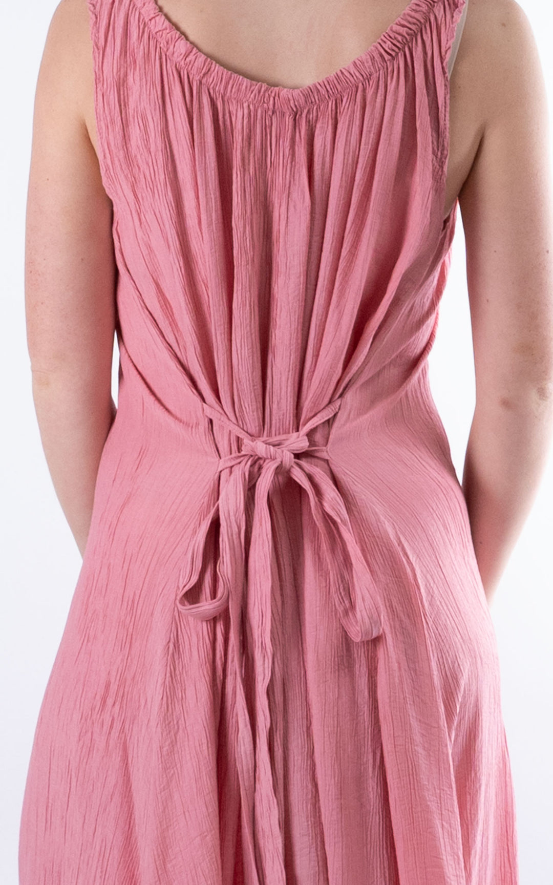 Cleo Crinkle Dress | Rose