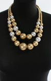 Cleopatra Necklace | Double Layered Beads