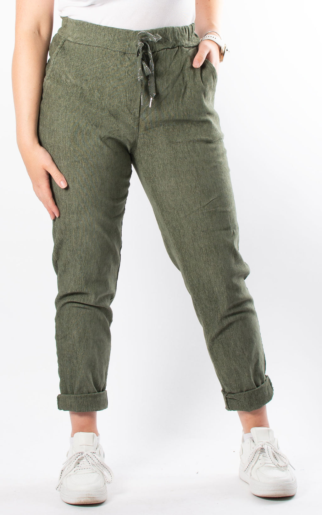 Cord Magic Joggers | Khaki