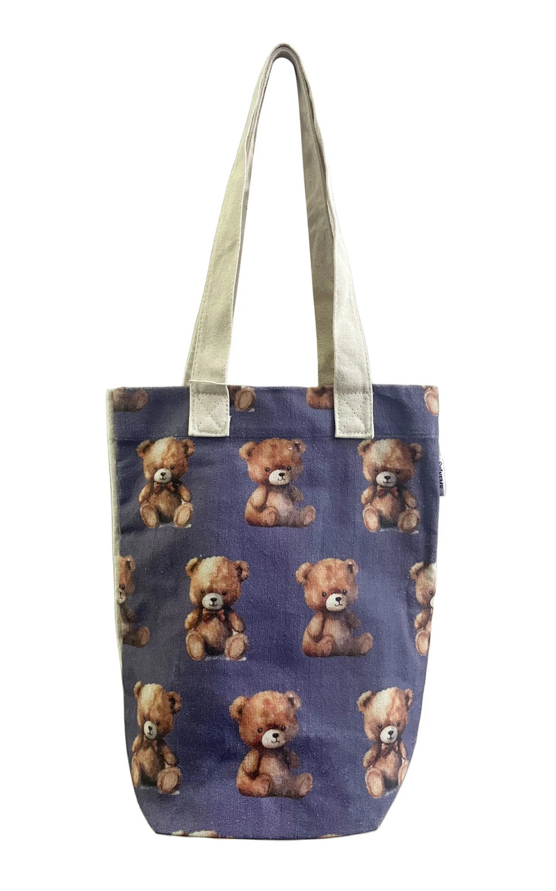 Cotton Tote Bag | Teddy Bear