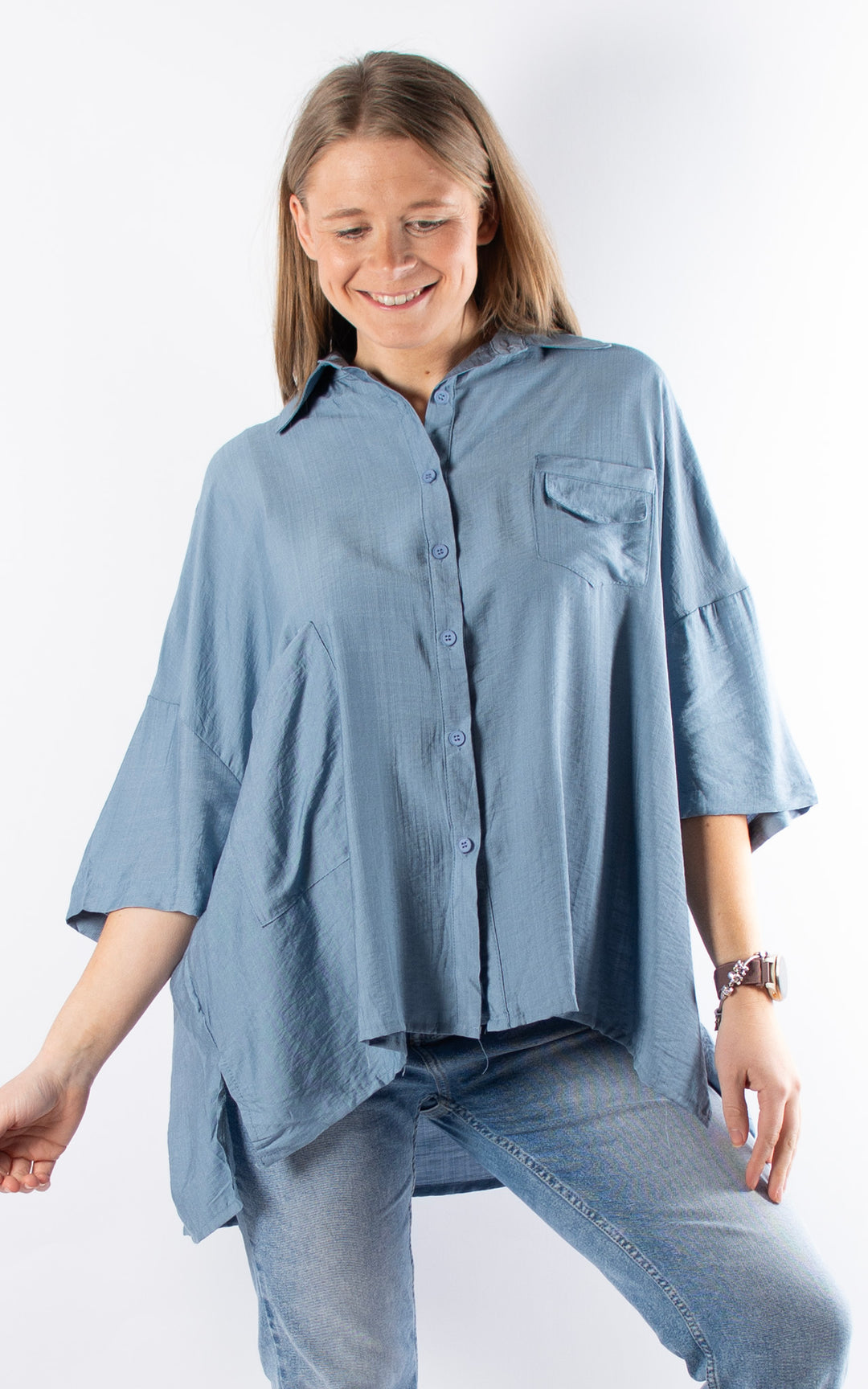 Cove Button Shirt | Denim