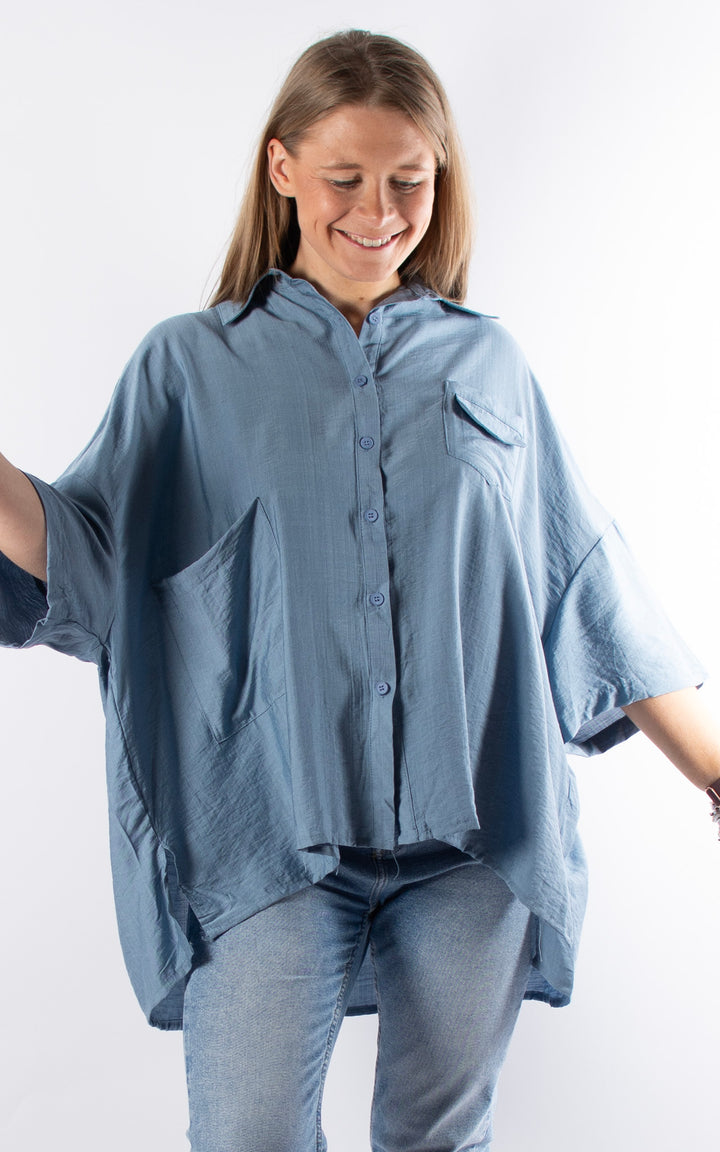 Cove Button Shirt | Denim