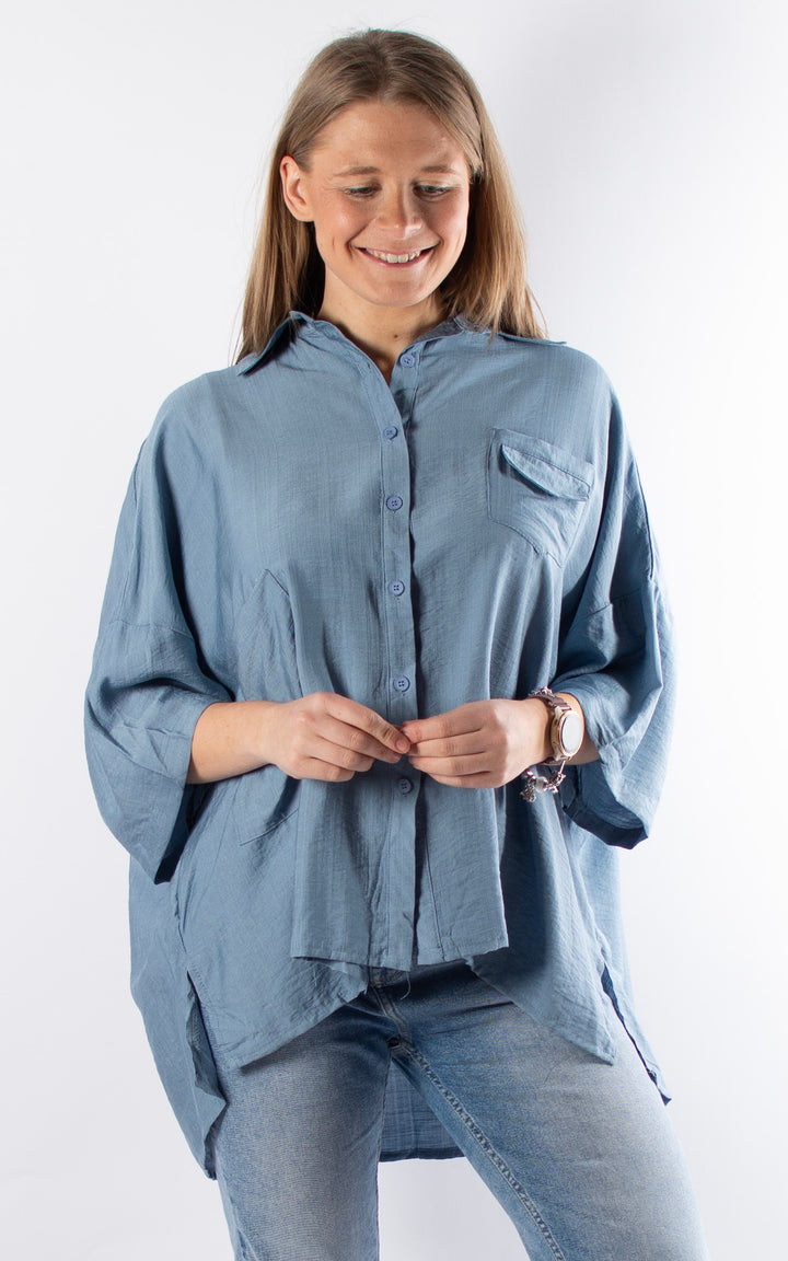 Cove Button Shirt | Denim